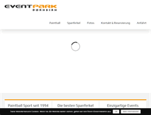 Tablet Screenshot of eventpark.at